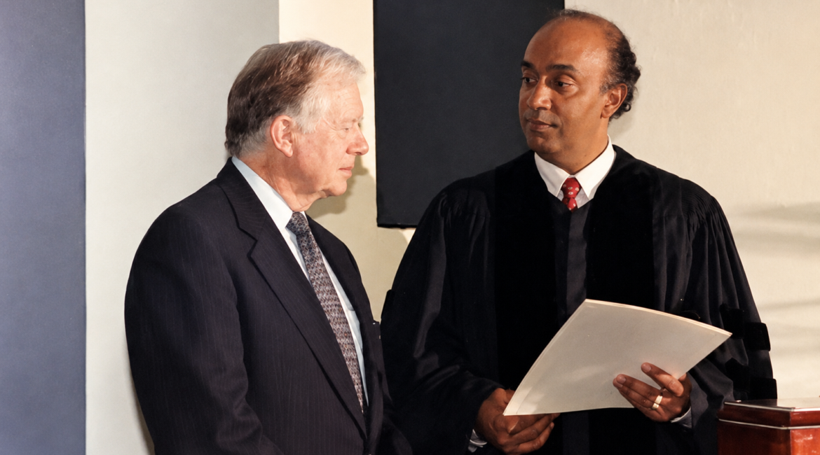 Université GOC Haïti – cérémonie du doctorat honoris causa de Jimmy Carter en 1995